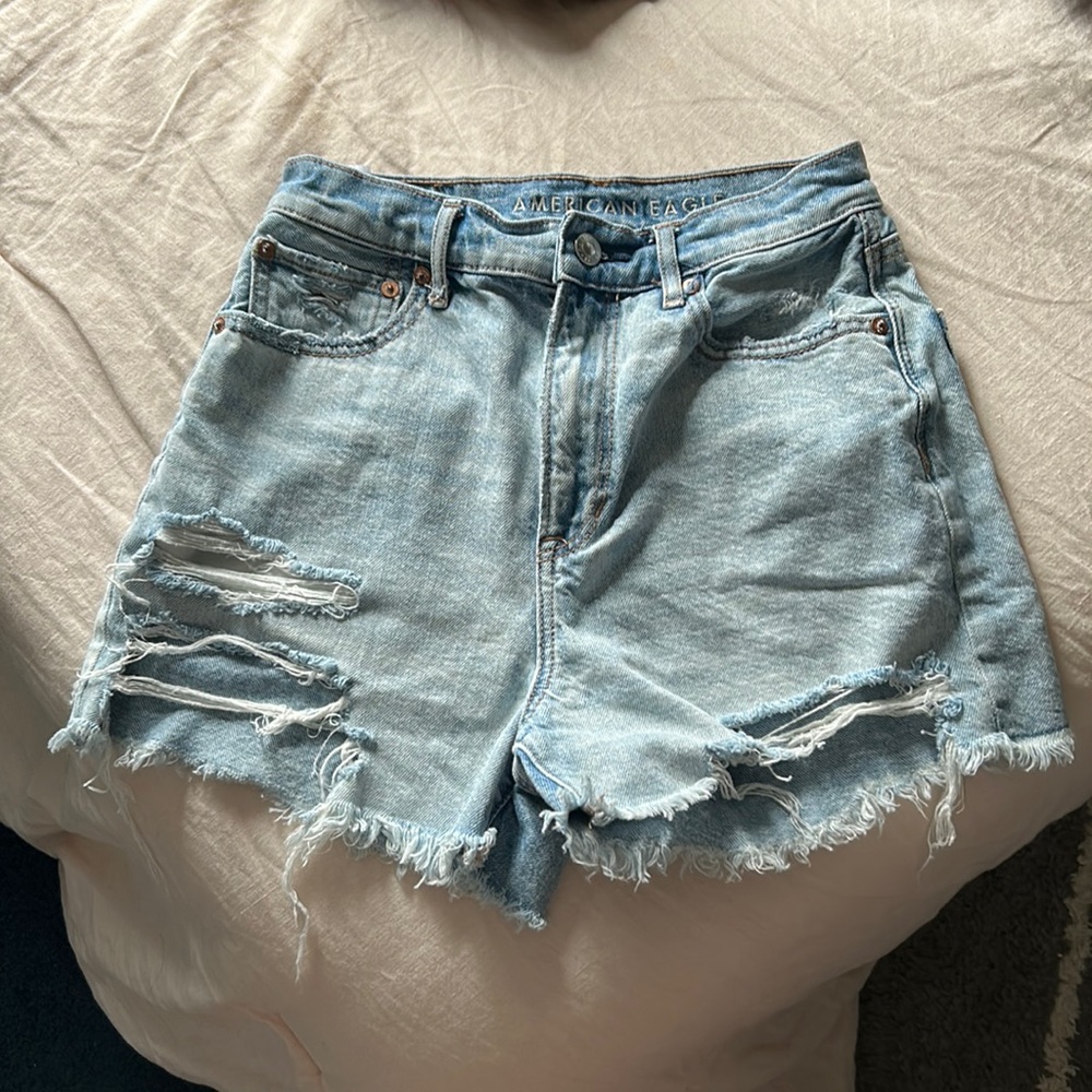 American Eagle High-Waisted jean shorts